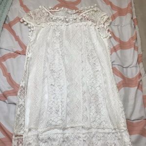 Pretty white t-shirt dress